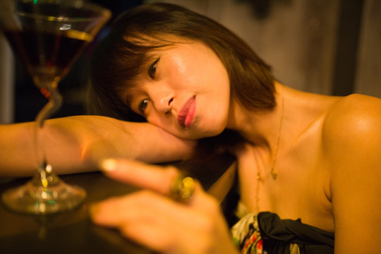 喝醉酒的女孩