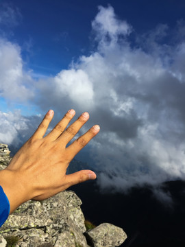 冰川遗迹 玛尼堆 秦岭 太白山