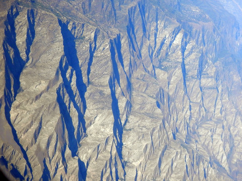 美国加州中部山脉航拍
