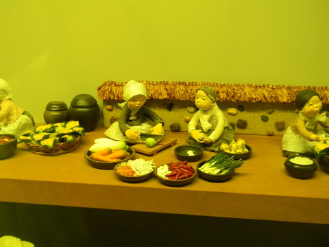 韩国泡菜制作玩偶