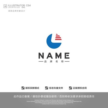 字母L标志