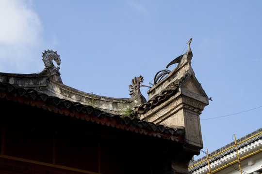 双溪寺 屋顶饰物