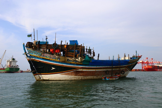 非洲渔船