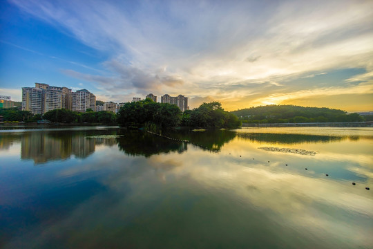 惠州西湖风景区南湖景色