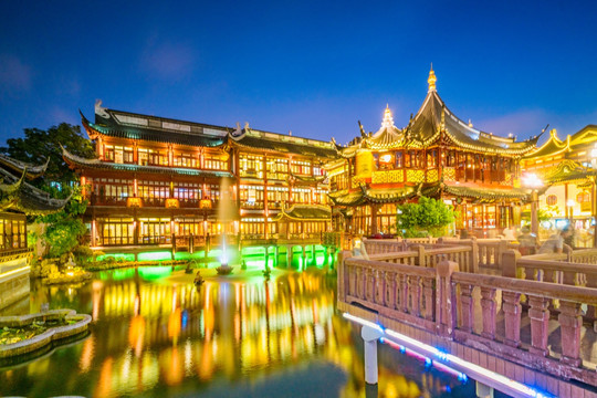 4000万像素 上海城隍庙夜景