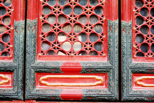 门窗装饰 北京故宫