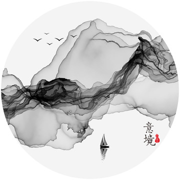水墨意境装饰画