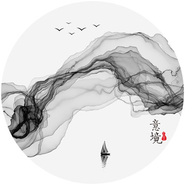 抽象创意水墨设计