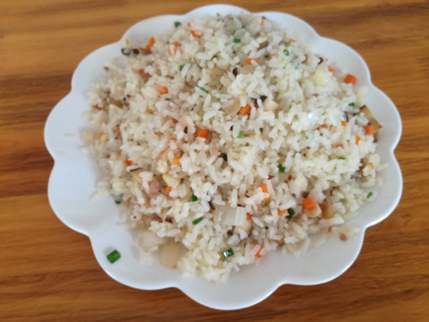 香菇肉沫炒饭