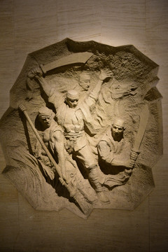 抗日战争题材雕塑