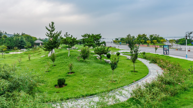 养马岛 天马路街景