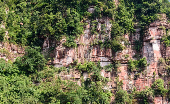 赤水佛光岩景区丹霞地貌