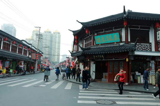 上海城隍庙街景