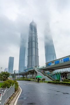 上海陆家嘴建筑