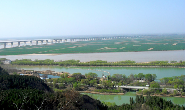 黄河大桥远景