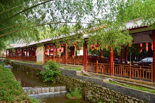 安静的餐饮长廊