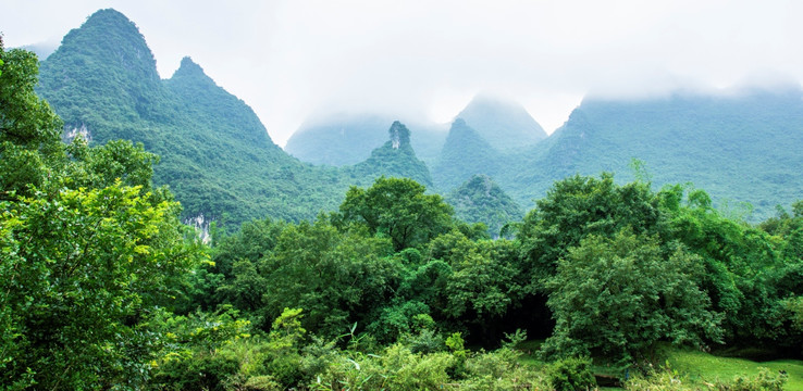 美丽山景