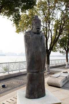 苏州 雕塑 古人