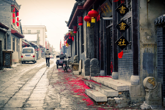 青州北门里古街老照片