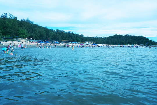 阳江旅游大角湾大海唯美风景摄影