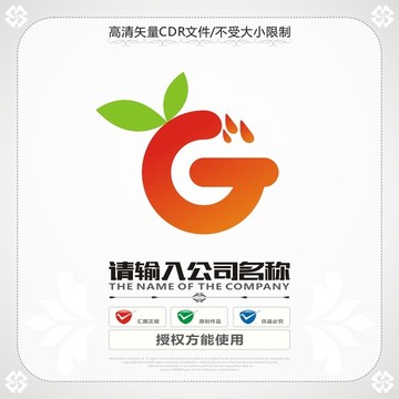 水果 字母TG商标