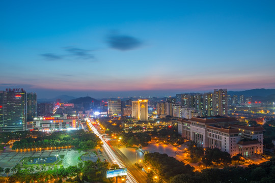 长安镇夜景