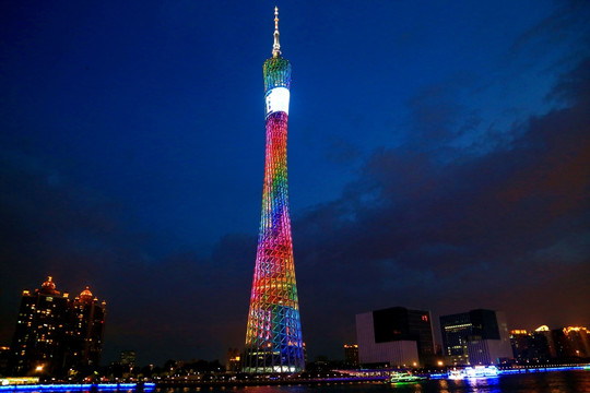 广州电视塔 小蛮腰 夜景