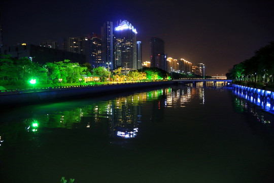 广州 珠江新城 夜景