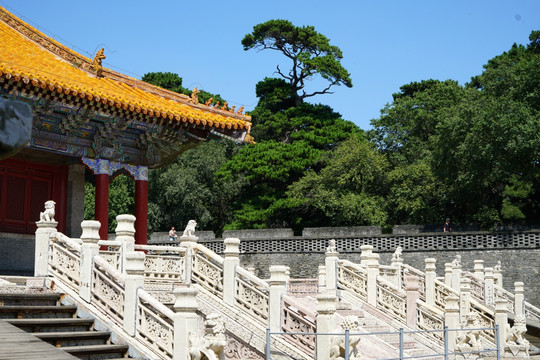 沈阳东陵 清福陵 石栏杆