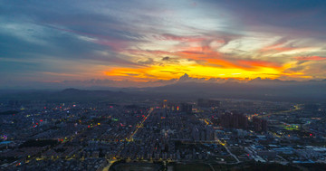 夕阳 晚霞 晚景 美景