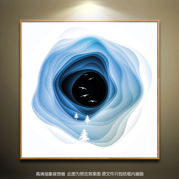 抽象意境装饰画