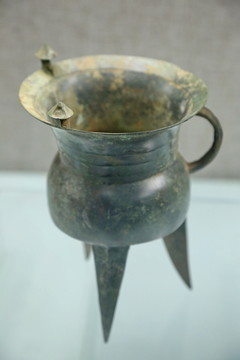 商代的铜斝青铜铜器