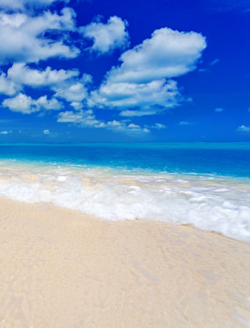 美丽海浪 夏威夷海滩夏日海