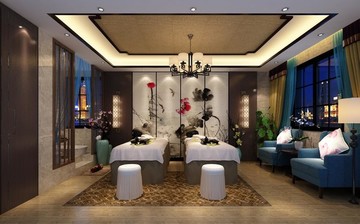 中式美容院包间