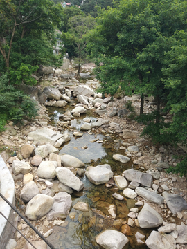 崂山溪流