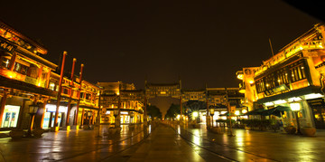 北京城市夜景 正阳桥