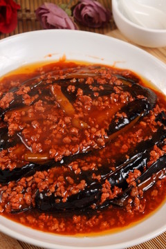 肉沫扒茄子