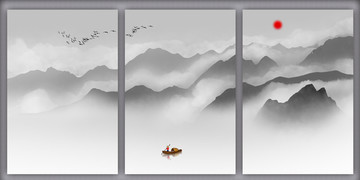 水墨画