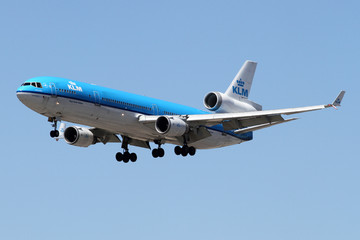 荷兰皇家航空公司 飞机降落