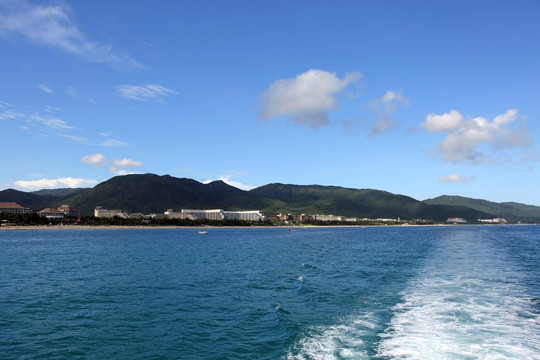 亚龙湾风光 碧海蓝天