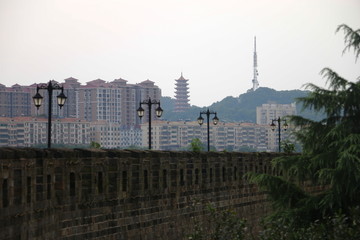 益阳城市沿江风光带景色