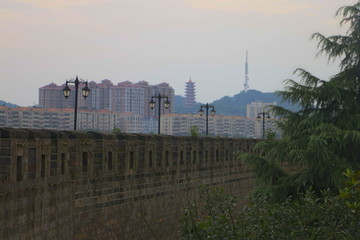 益阳城市沿江风光带景色