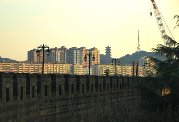 益阳城市沿江风光带景色