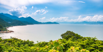 深圳南澳鹿嘴山庄大雁顶风景