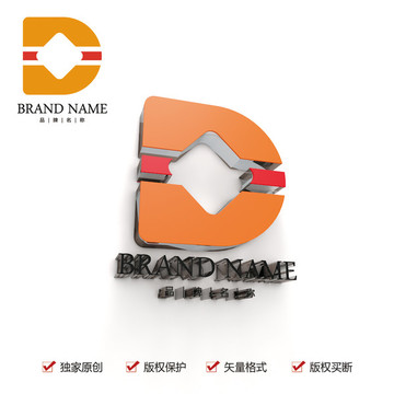 logo设计 D