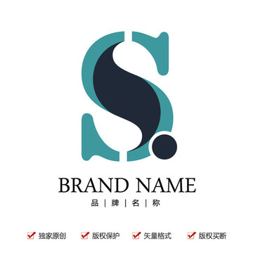 logo设计 S Q