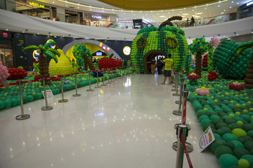商场气球装饰