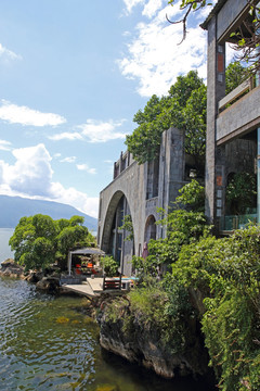 湖景