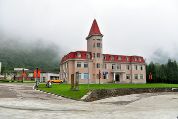 西岭雪山 欧式建筑