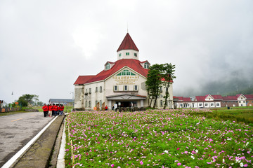 西岭雪山 欧式建筑